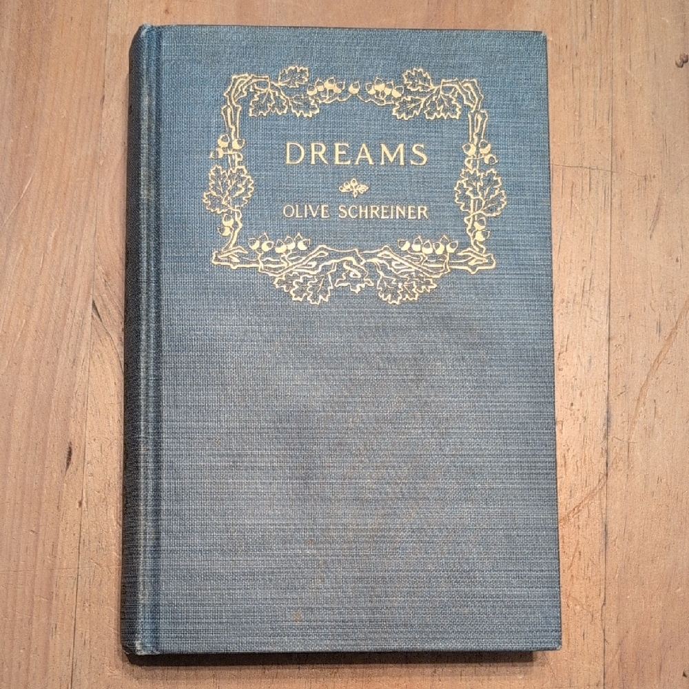Vintage Blue Hardcover Book 'Dreams'. 100 Years Old